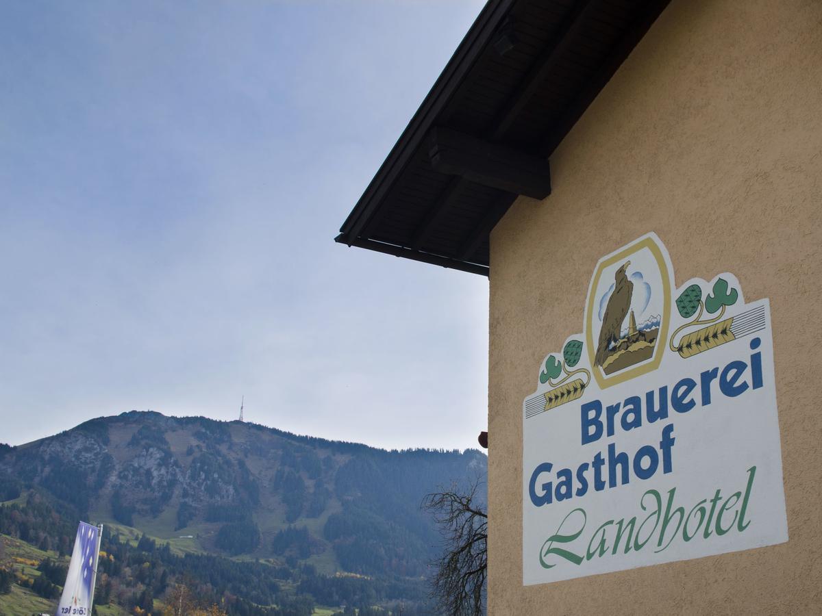 Brauereigasthof Adler Post Rettenberg Exterior photo